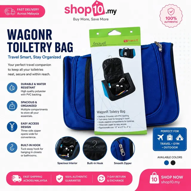 Travel Smart with the Wagonr Toiletry Bag