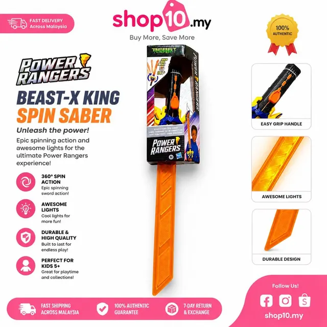 Power Rangers Beast-X King Spin Saber