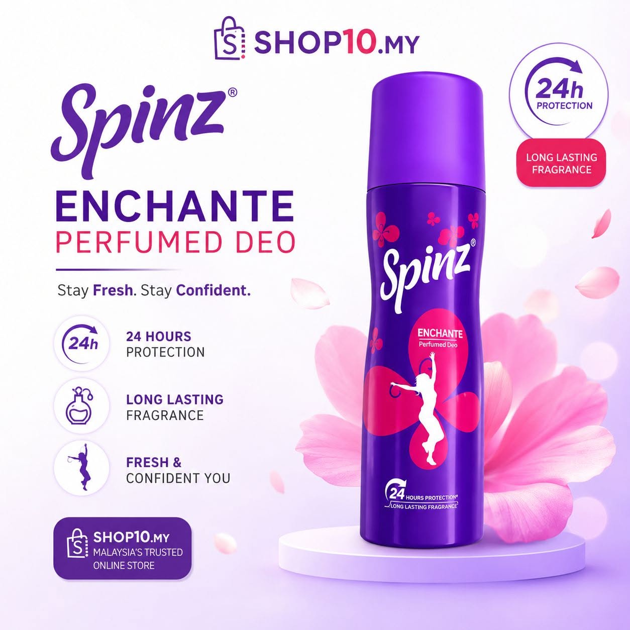 Spinz Enchante Perfumed Deo