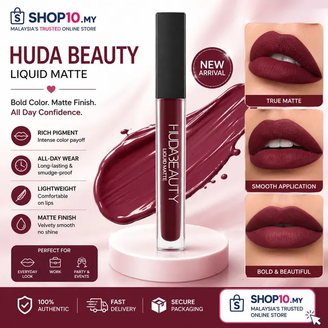 HUDA BEAUTY Liquid Matte Lipstick