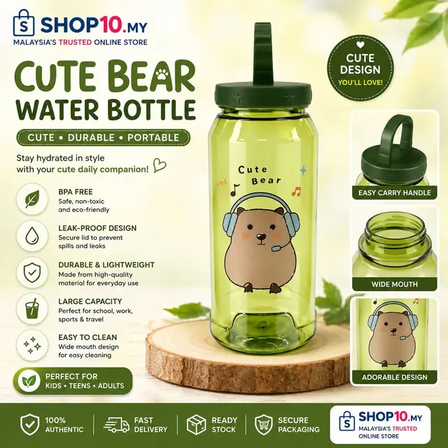 Adorable Cute Bear Water Bottle