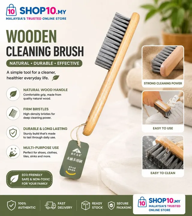 Premium Wooden Cleaning Brush