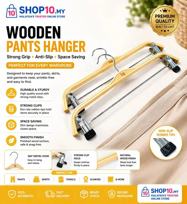 Wooden Pants Hanger