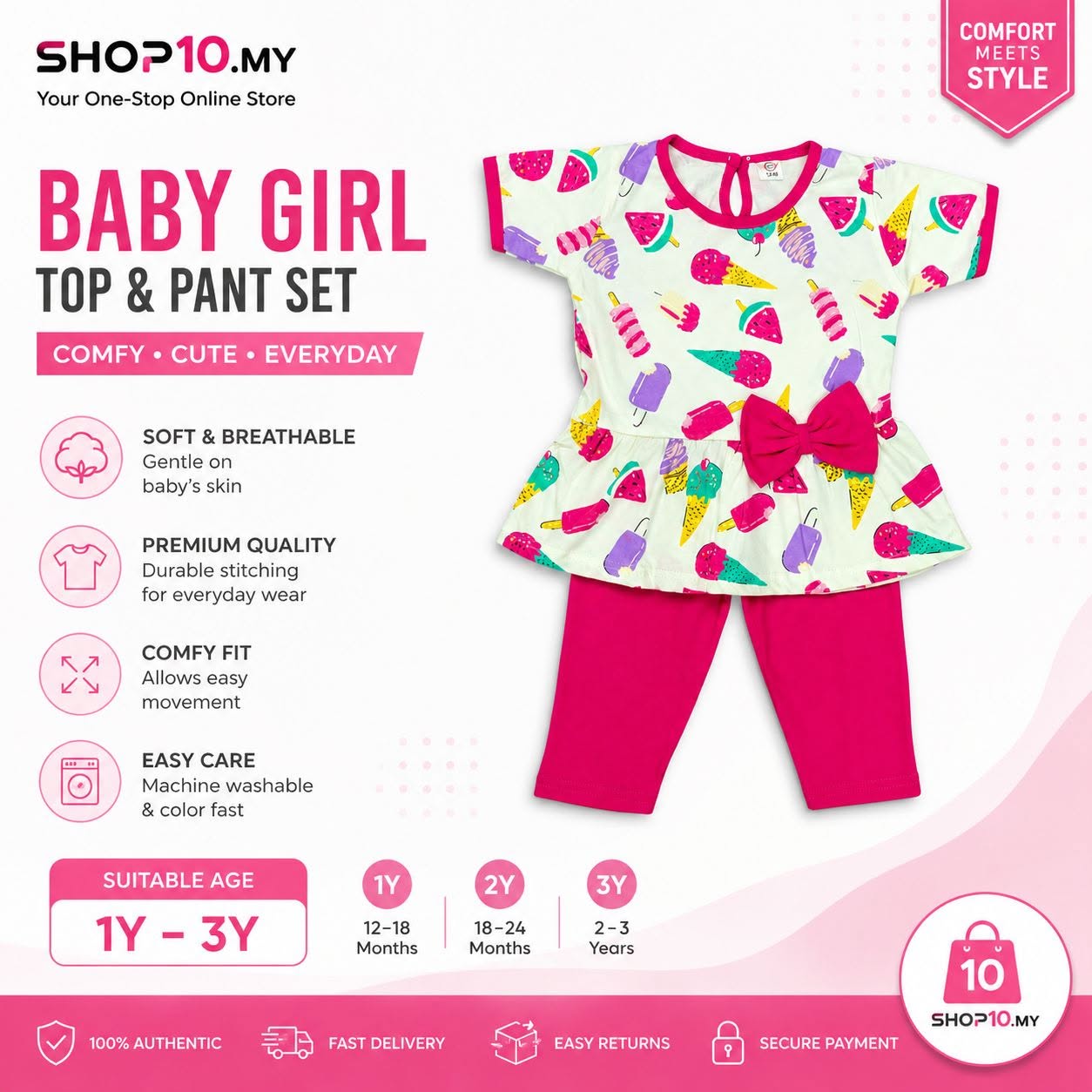 Sweet & Colorful Girls Outfit