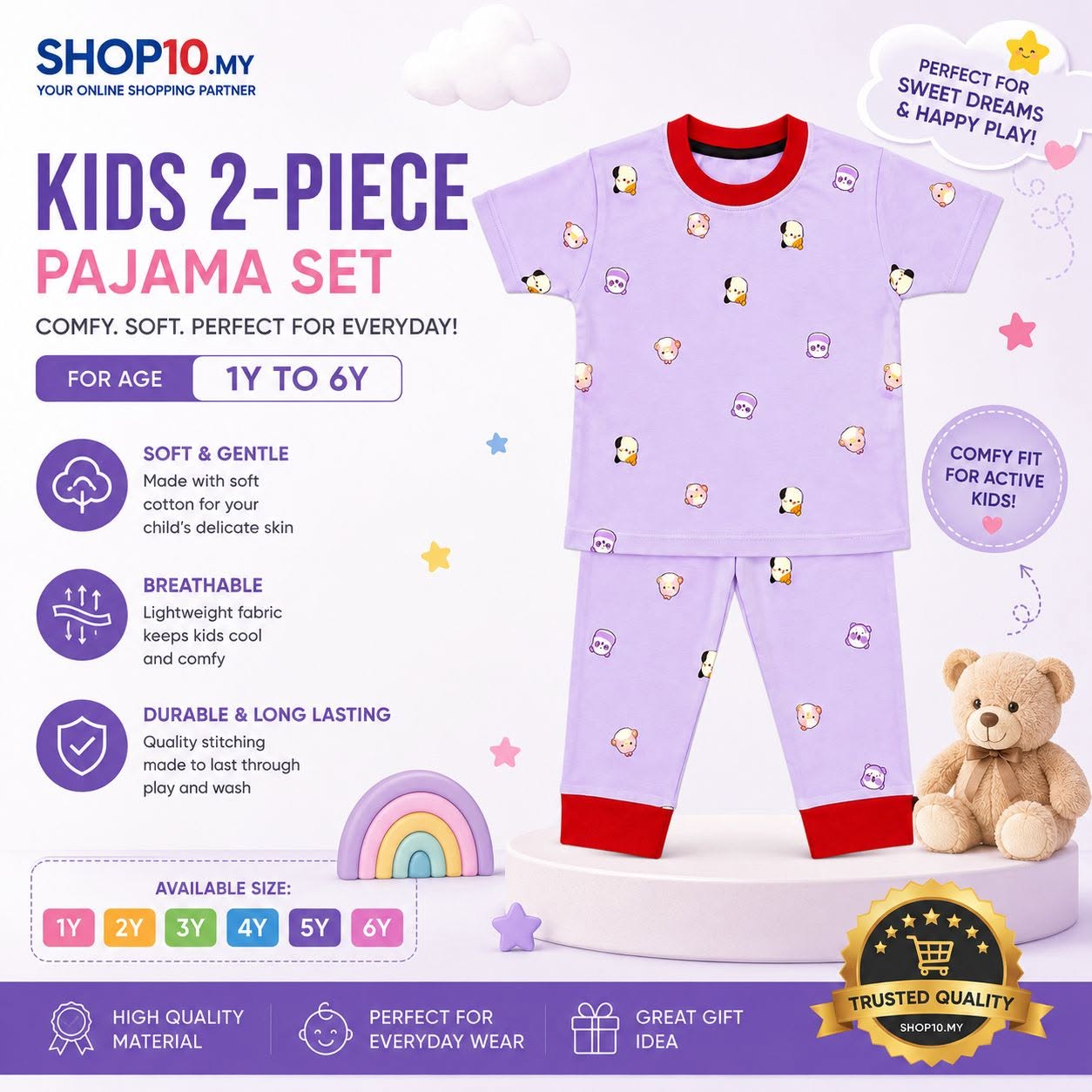 Cute & Comfy Kids Pajama Set
