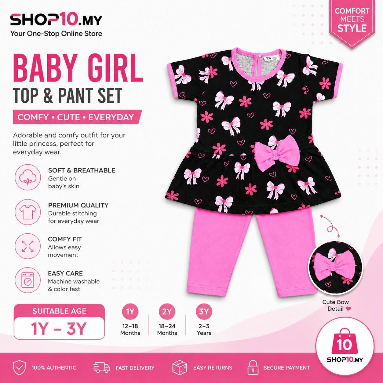 Adorable Girls Fashion Set